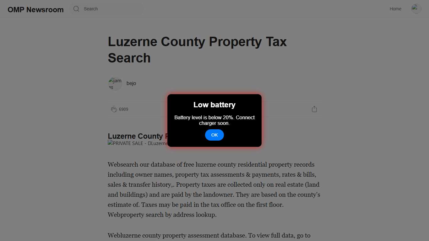 Luzerne County Property Tax Search