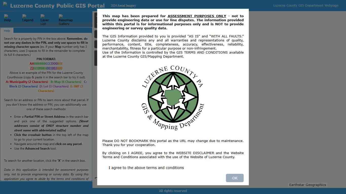 Luzerne County Public GIS Portal